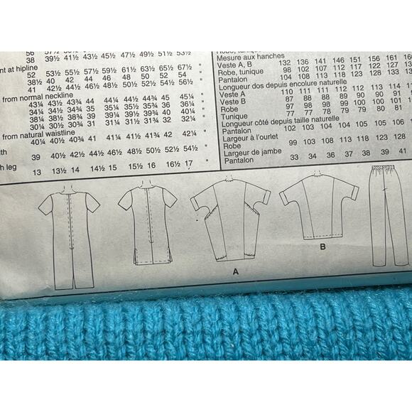 McCalls 8568 Sewing pattern dress jacket top pants size 14 16 18 - Picture 8 of 8